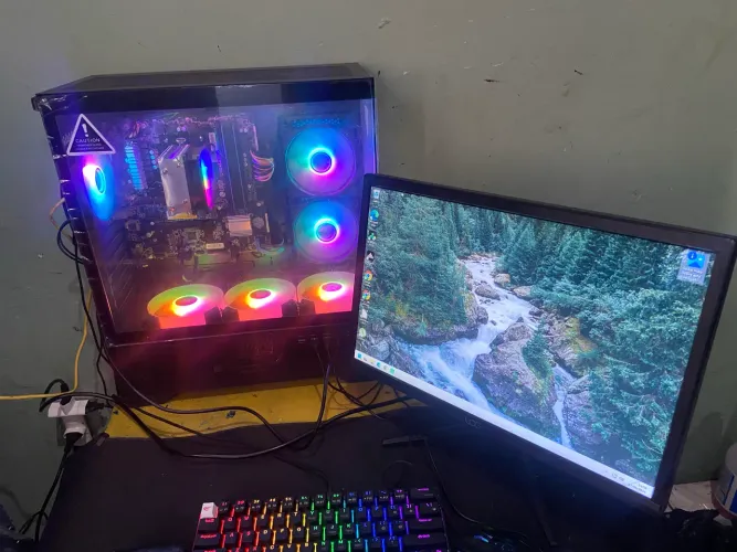 Pc gamer ryzen 7 5700g 16 de ram ssd de 512gb