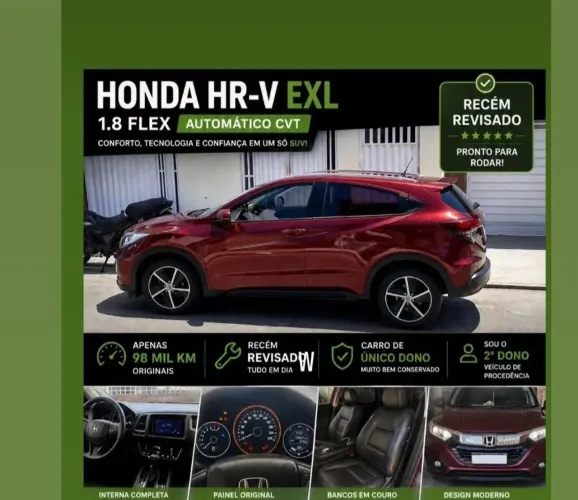 Honda HR-V EXL 1.8 Flexone 16V 5P Aut. 2020