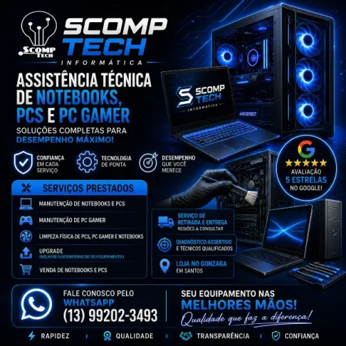 Manutenção de notebook e pc - formatação - instalação de programas