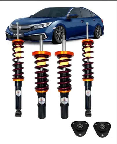 (FAÇA SUA OFERTA) Kit suspensão Rosca rebaixamento Civic G10 Carro