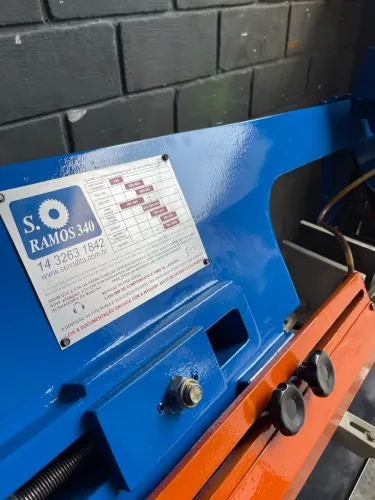 Serra fita horizontal SRamos 340 corta ângulo impecável 