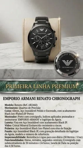 ? Relógio Masculino Premium - Estilo e Elegância no Seu Pulso!