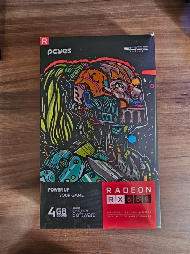 Placa de Vídeo Radeon RX 550 4Gb