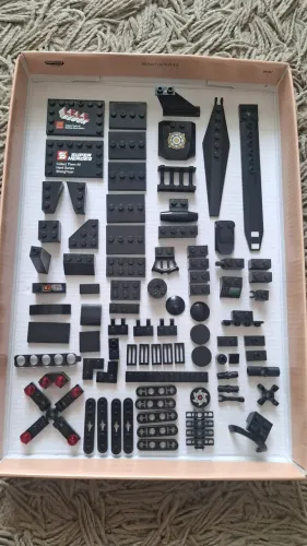Peças LEGO originais avulsas - Preto, cinza escuro e cinza claro