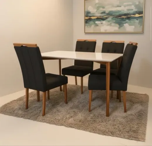 Conjunto de Jantar Montese 4 Lugares
