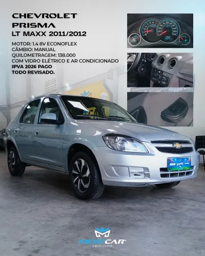 Chevrolet Prisma Sed. Maxx/ LT 1.4 8V Econof. 4P 2012