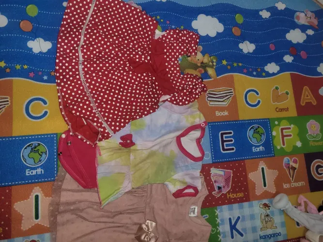 Lotinho bebê menina 1 a 6 meses - 24 peças
