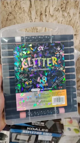 KIT 48 CANETINHAS GLITTER (NOVO)
