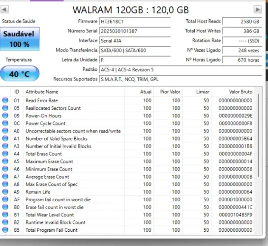 ssd walram (120GB)