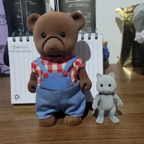 Urso animatronico vintage sylvanian families