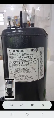 Compressor Rotativo 9000 BTUS 220v
