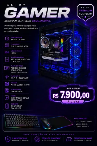 PC DA NAAAAAZA (SOMENTE VENDA OU TROCA EM MACBOOK)