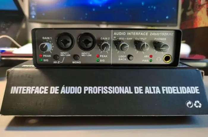 Interface de áudio USB Teyun Q-24