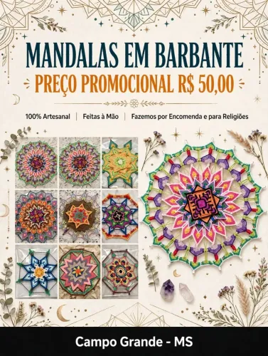 Mandalas em Barbante