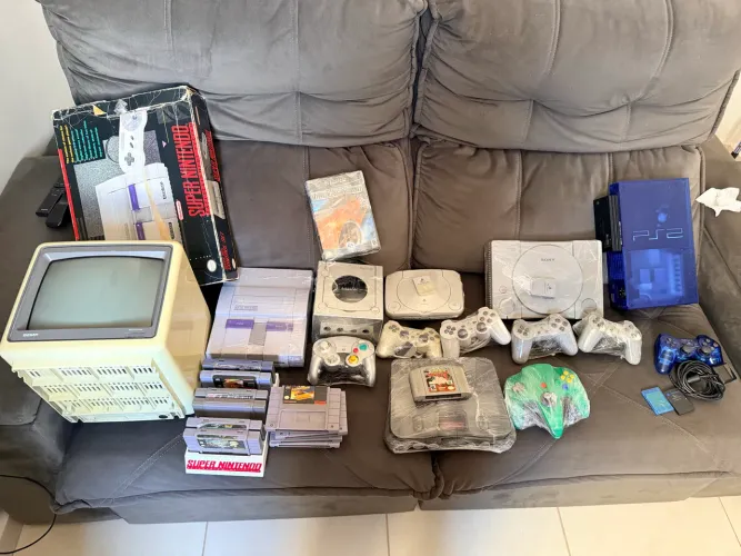 LOTE CONSOLE RETRO OPORTUNIDADE