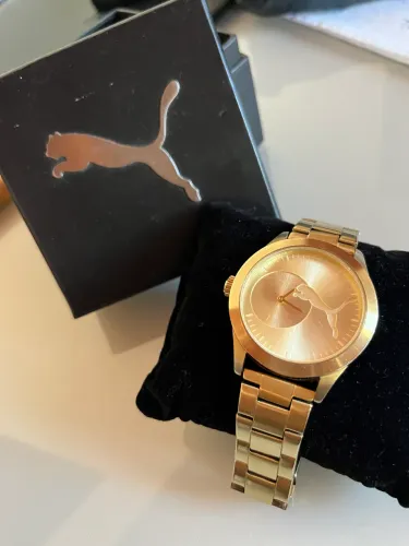 Relógio Dourado Puma Feminino
