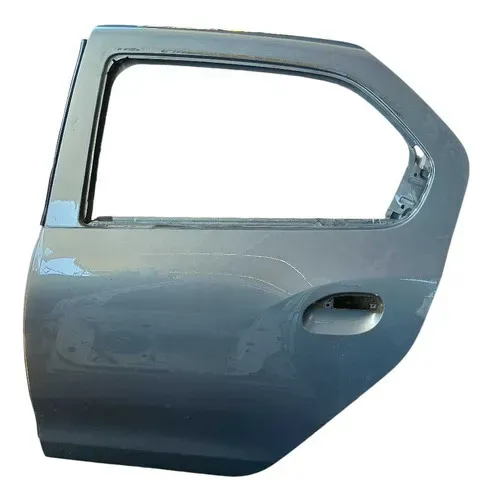 Porta Traseira Esquerda Renault Logan 1.0 2019 C/detalhe Traseira Esquerda Azul-marinho