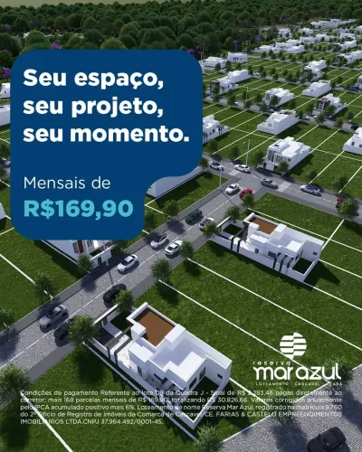 LOTES EM CASCAVEL A 5KM DE BARRA NOVA CASCAVEL CEARÁ