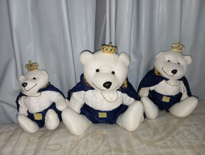 Trio de urso de ninho masculino