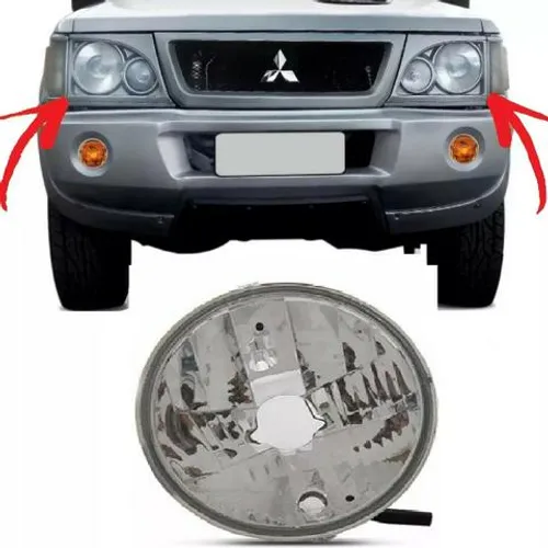 Farol Bloco Optico Grande L200 TR4 2004 2005 2007 2008 2009