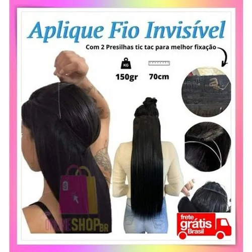 Vendo Aplique Extensão Mega Hair Feminino Festas Fim de Ano Longo 150Gramas Aracaju /Se