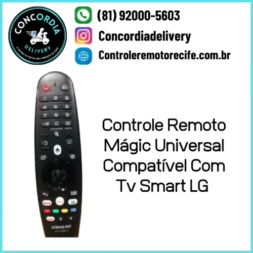 Controle Remoto Smart  tv lg  Smart TV Sem Comando de Voz