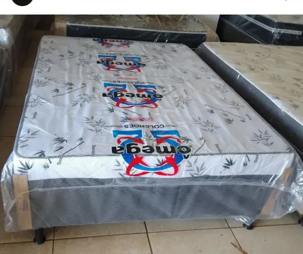 CAMA BOX CASAL ESPUMA SELADA NOVA ALTO PADRÃO