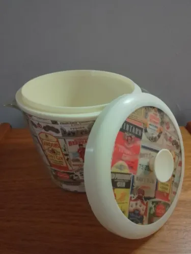 BALDE GELO RÓTULOS ANOS 60 IMPORTADO