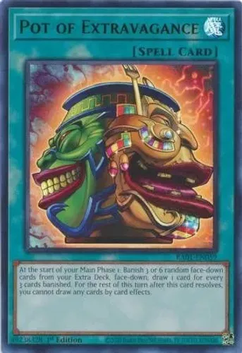 Yugioh!!! Pot Of Extravagance Ra01-pt059 Ultra Rare