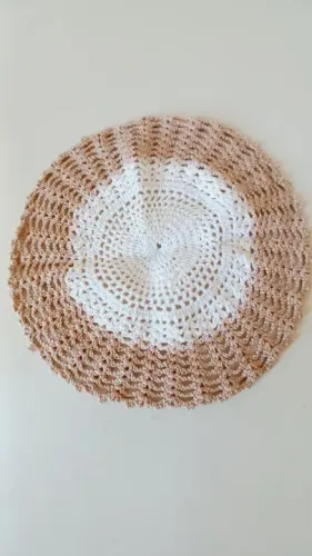 Toalha redonda croche 