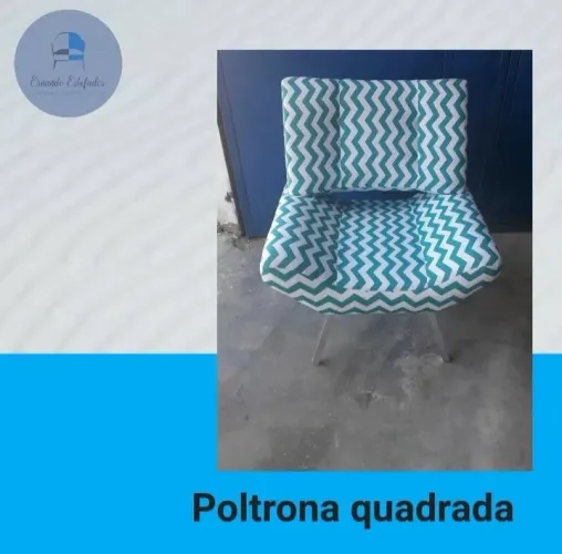 Poltrona quadrada 