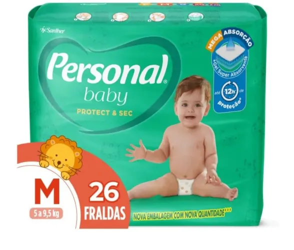 Fralda personal M 26un