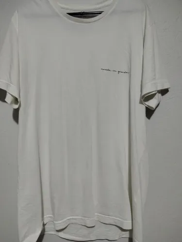 Camiseta branca off white made in guarda