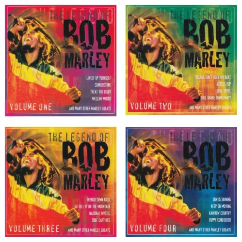 4 Cds BOB MARLEY - The LEGEND of VOLUME 1 + 2 + 3 + 4 Uk - Z E R A D O S
