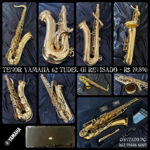 ? Sax Tenor Yamaha YTS?62  Tudel G1 - Made in Japan ? TODO REVISADO