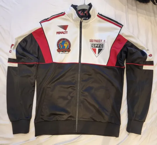 Agasalho Blusa São Paulo SPFC Mundial reedição Penalty Telê Santana Original/Oficial tam G