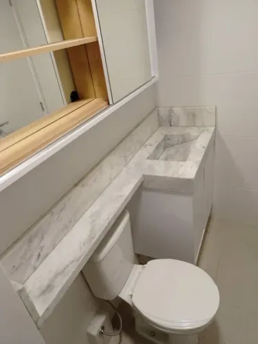 Cuba de mármore para banheiro