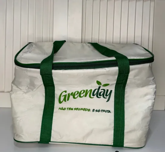 Bolsa térmica de nylon para praia ou piquenique