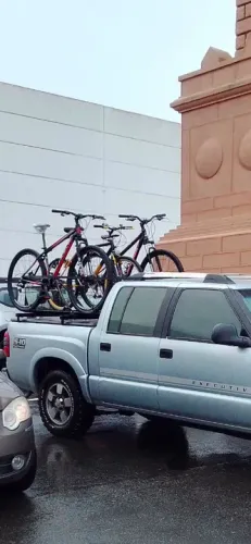 Rack com 3 transbike para S10 Completo
