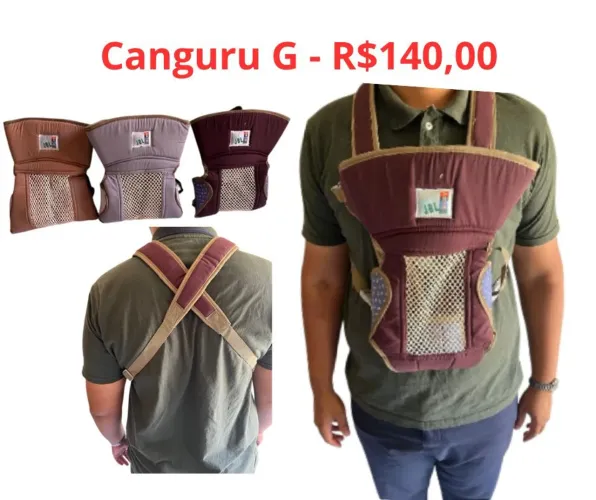 Canguru G - Conforto e segurança para o seu bebê!
