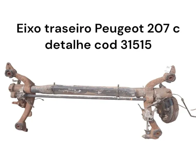 Eixo Traseiro Peugeot 207 c - Cod 31515