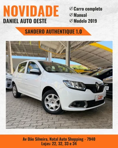 Renault Sandero Authentique Flex 1.0 12V 5P 2019