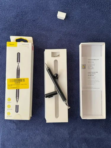 Caneta Baseus Capacitiva 2 Em 1 - Perfeita para iPad e celulares ou Tablet em geral