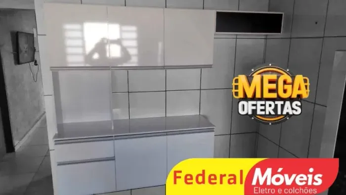 Armário Suspenso Off White De Cozinha MAIS VENDIDO