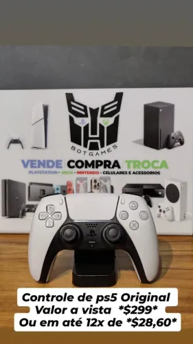 Controle PS5 C HALL EFFECT - BOTGAMES