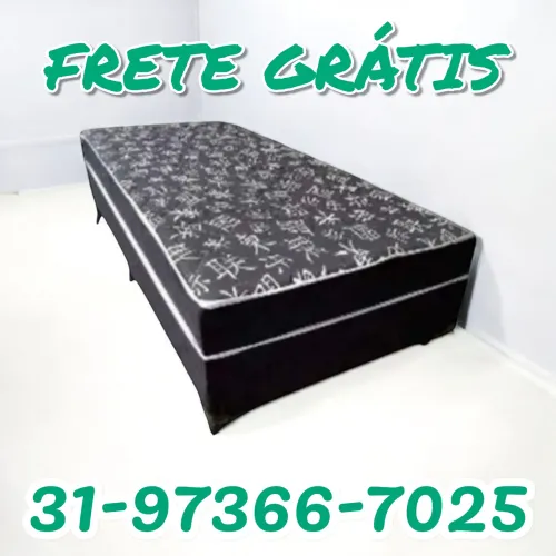 CAMA BOX SOLTEIRO EM PROMOÇÃO DIRETO DA FÁBRICA MODELO 2525091119