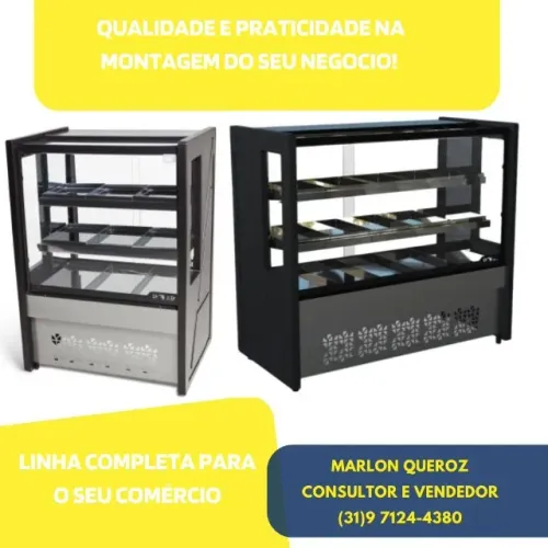 Balcão Estufa 0,80/1,25 M Polar 127-220v Novo