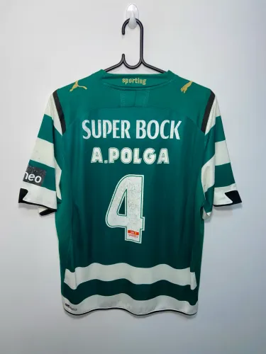 Camisa Sporting Portugal Puma Original de Jogo #4 Anderson Polga