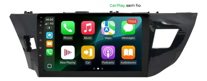 Central Multimidia Corolla 2014/2017 Android 13 