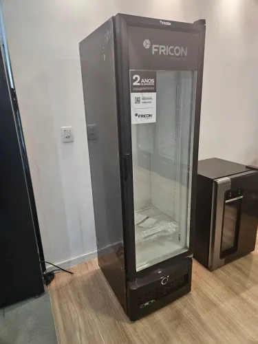freezer porta de vidro 284L tripla função - a pronta entrega 